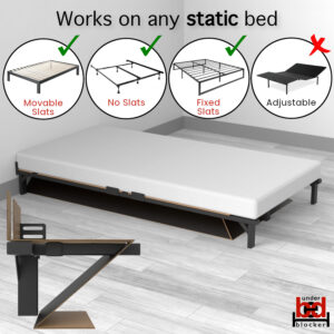 Under Bed Blocker Works on Any Static Bed